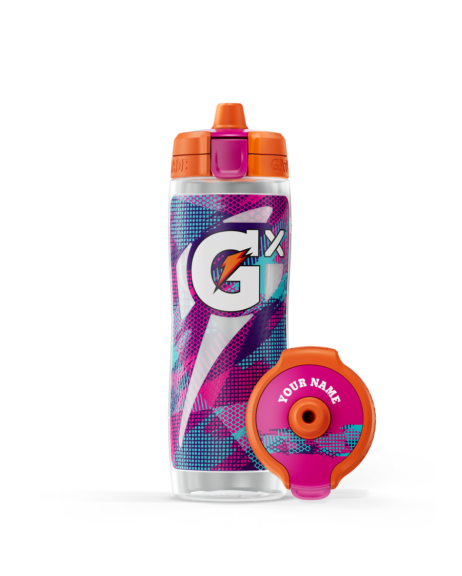 Gx Patterned Water Bottle - Clear - Field Bottle