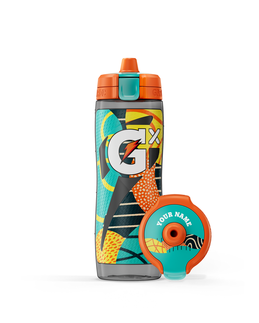 Gx Patterned Water Bottle - Shadow - Active Carry